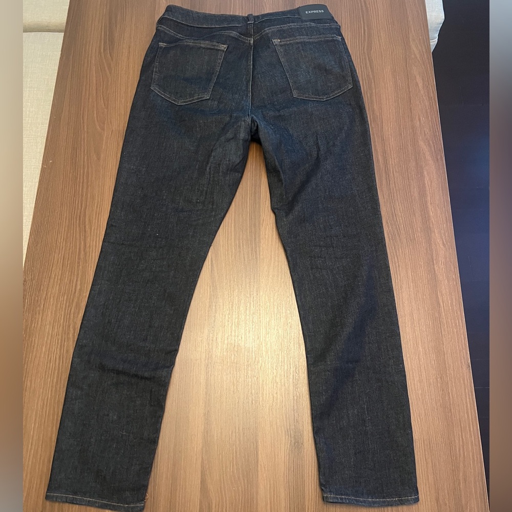 Express Slim Jeans 34x32 – Dark Indigo - Picture 2 of 5